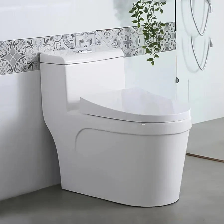 Bồn Cầu 1 Khối Thân Lùn Nắp Dày ST-BC399