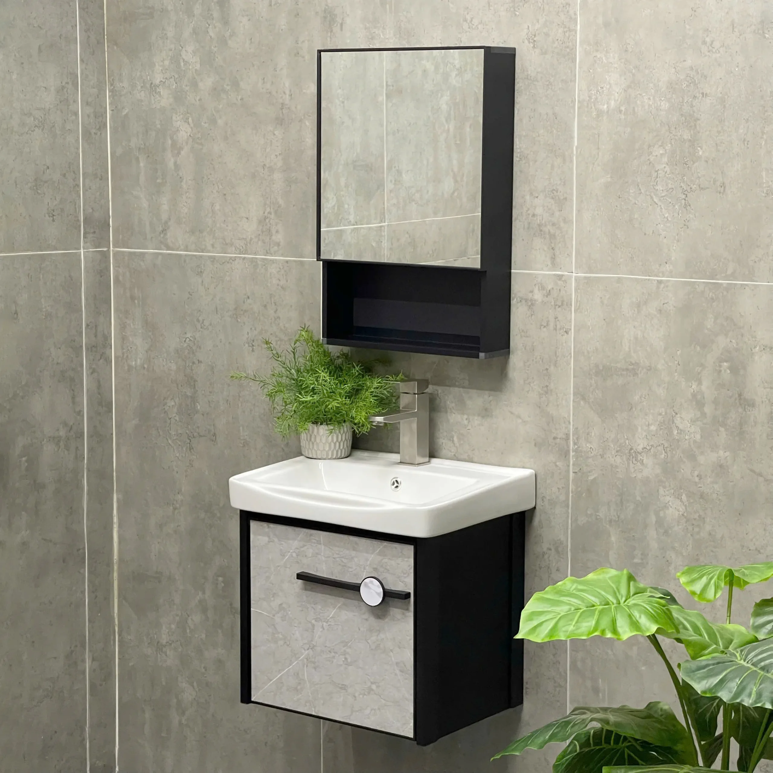 Tủ Lavabo Nhà Tắm Nhôm Cao Cấp ST-TN7503