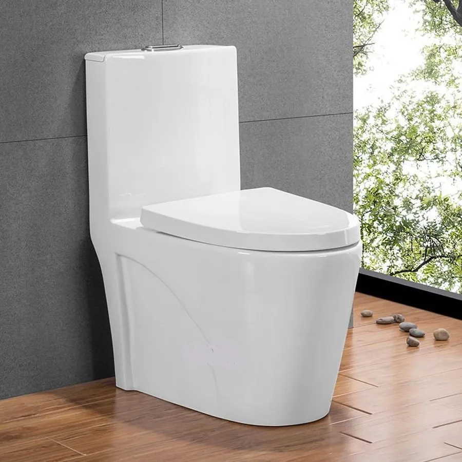 Bồn Cầu 1 Khối Trắng Sứ ST-BC979