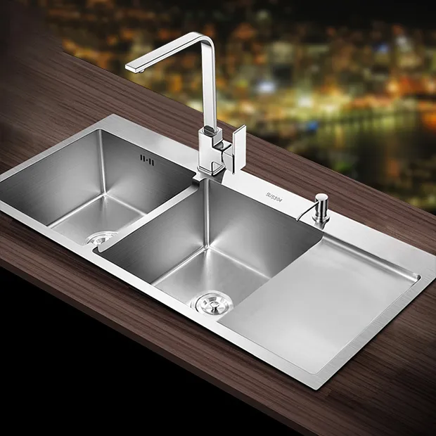 Chậu Rửa Chén Inox 2 Hố Cao Cấp ST-C07IN