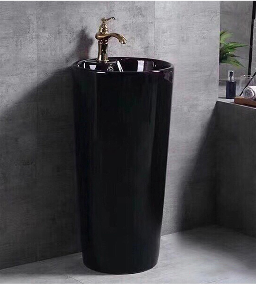 Lavabo đứng khối đen ST-LA24