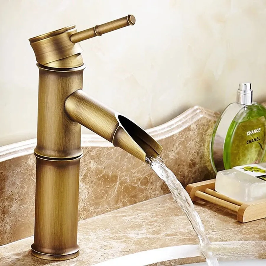 Vòi Lavabo Nóng Lạnh Giả Cổ ST-5214V
