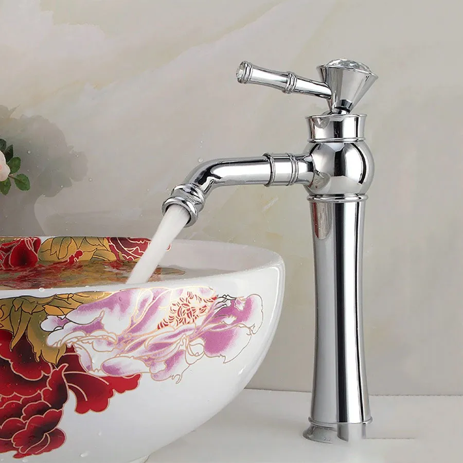 Vòi Rửa Lavabo Nóng Lạnh Giả Cổ Bóng ST-5288B