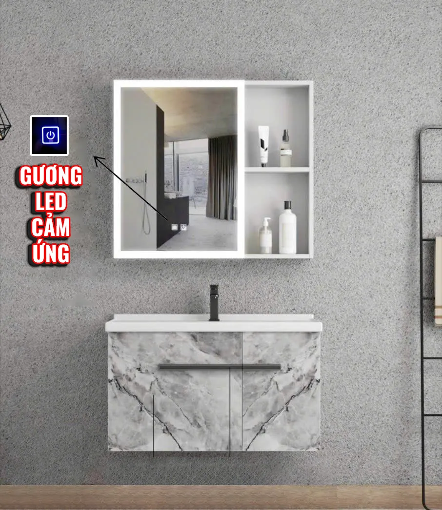 Tủ Lavabo Phòng Tắm Nhôm Cao Cấp ST-TN7268